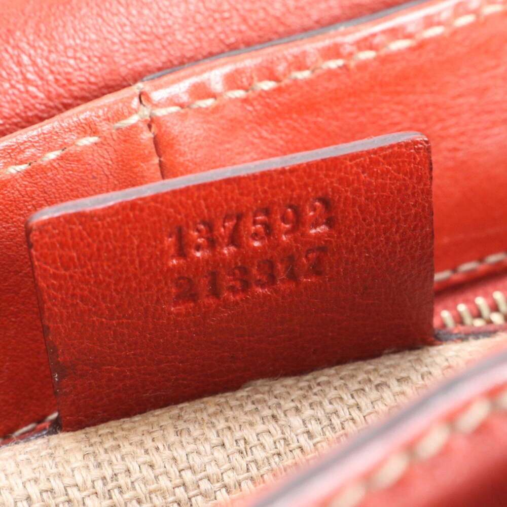 GUCCI Cream Leather Horsebit Shoulder Bag - Picture 9 of 9